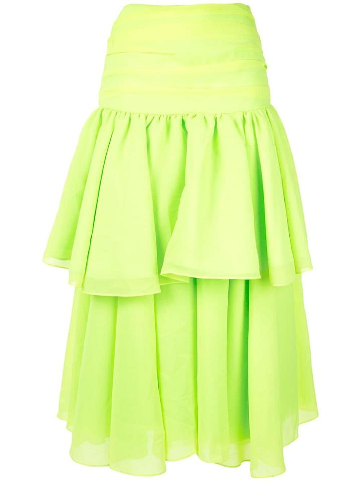 Acler Suki Draped Skirt - Yellow