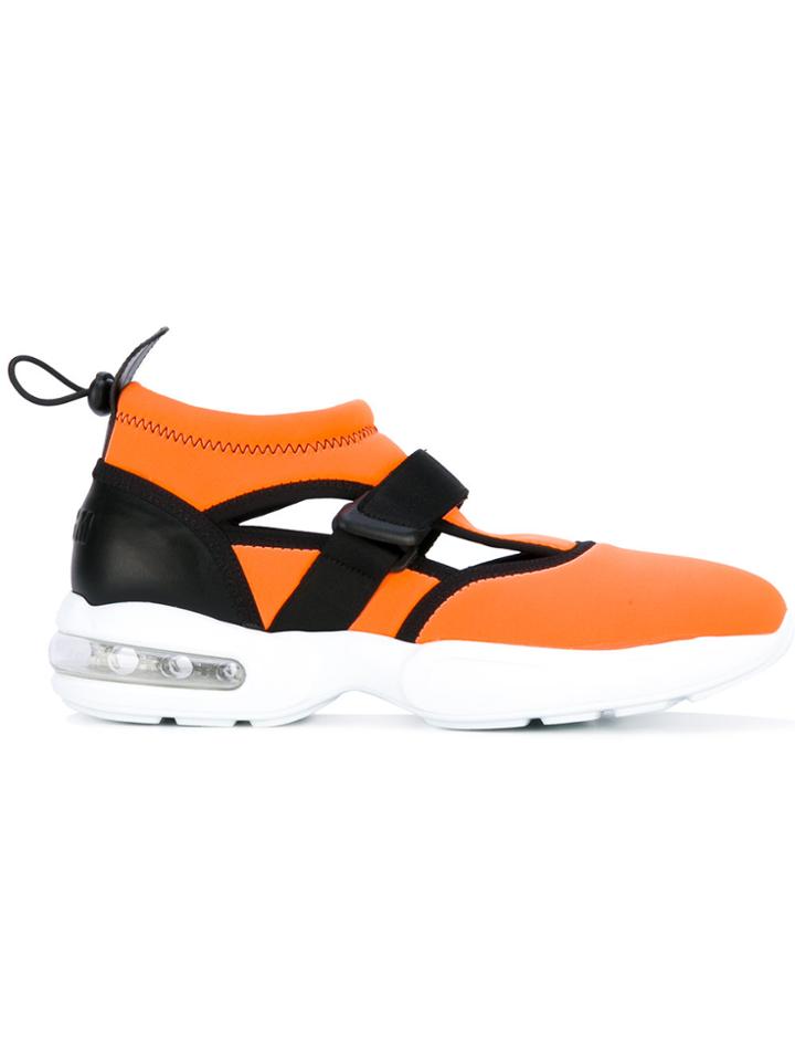 Msgm Crossover Strap Sneakers - Yellow & Orange