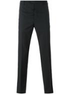 Valentino Straight Leg Trousers, Men's, Size: 48, Black, Cotton/viscose/mohair/wool