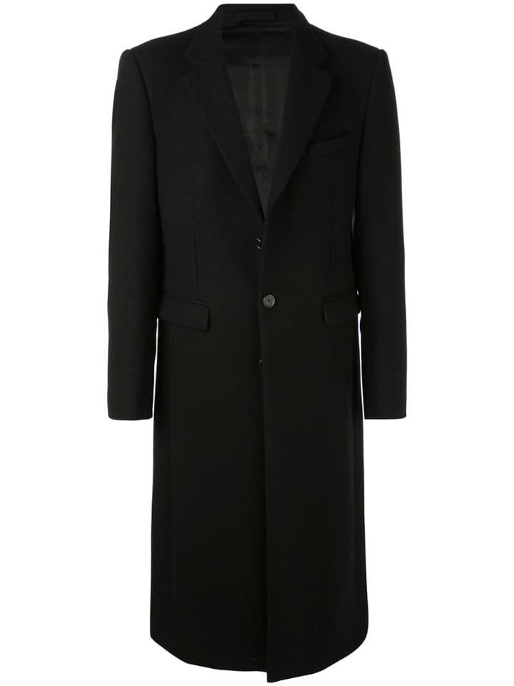 Wardrobe. Nyc Classic Button Up Coat - Black
