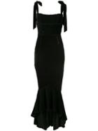 Rachel Gilbert Addie Sequin Fitted Dress - Black