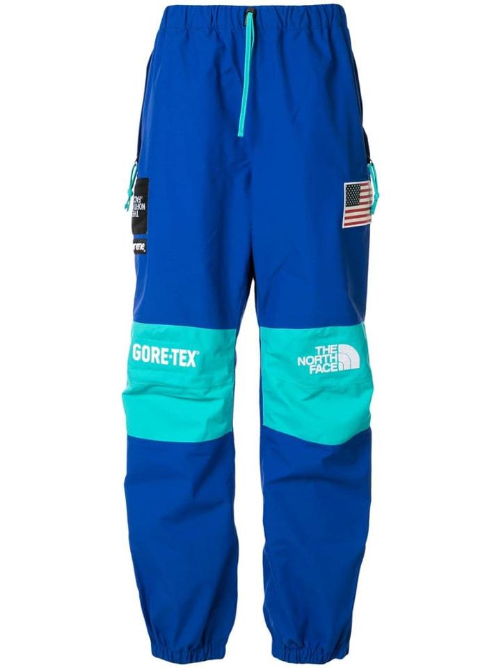 Supreme X The North Face Paneled Track Pants - Blue