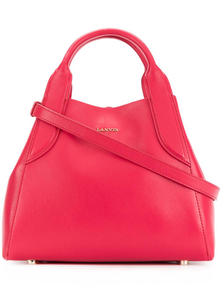 Lanvin Cabas Mini Bag - Pink & Purple