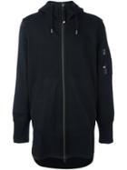 Diesel Black Gold 'sissimy' Long Length Hoodie, Men's, Size: Small, Cotton/polyester/spandex/elastane