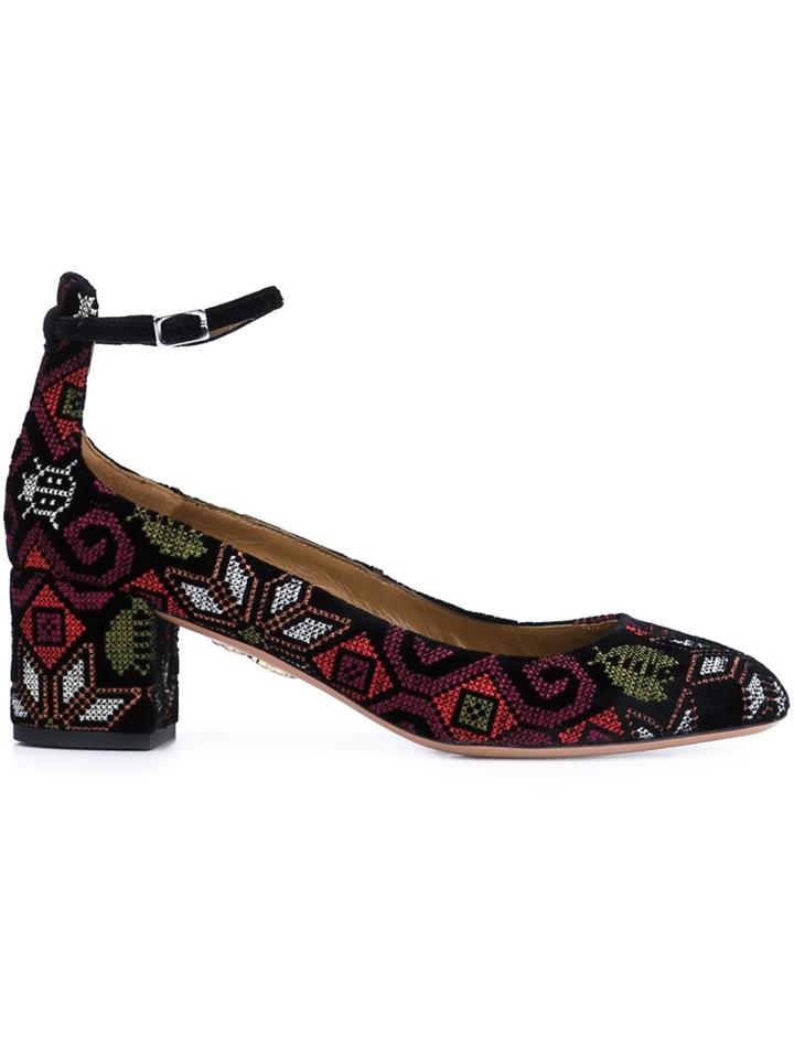Aquazzura 'alix' Embroidery Pumps