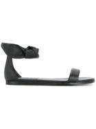 Senso Fraser Flat Sandals - Black
