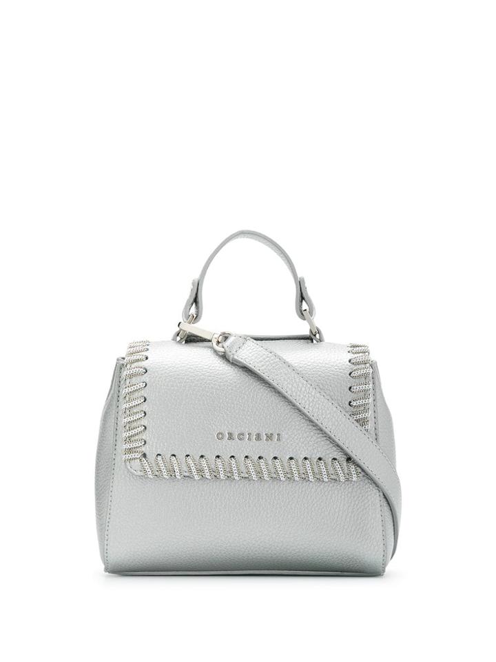 Orciani Sveva Mini Tote - Silver