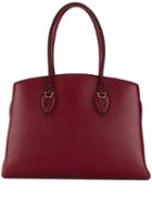 Tod's Central Pouch Tote - Red