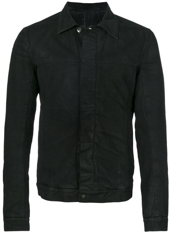 Rick Owens Drkshdw Washed Denim Jacket - Black