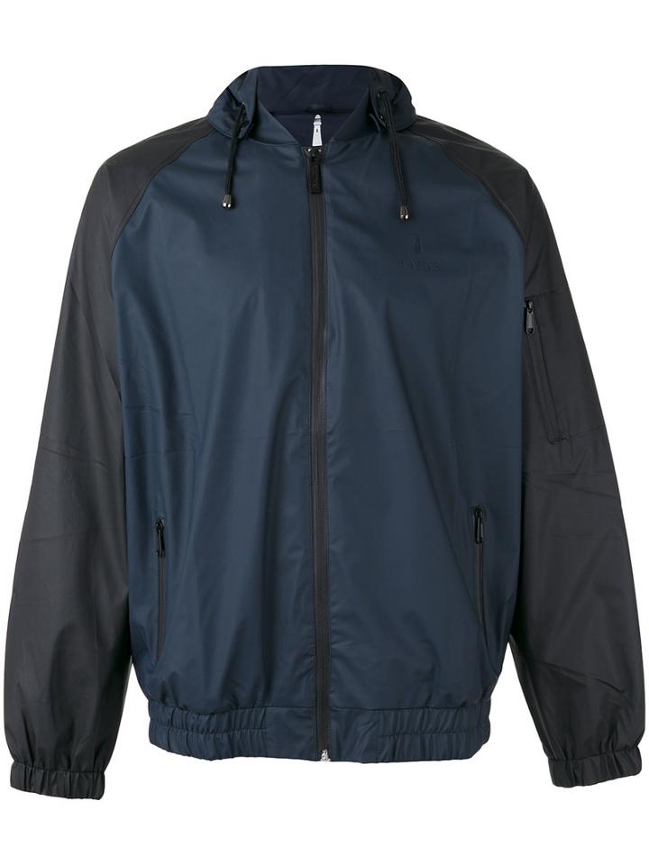 Rains - Contrast Windbreaker Jacket - Men - Polyester/polyurethane - L, Blue, Polyester/polyurethane