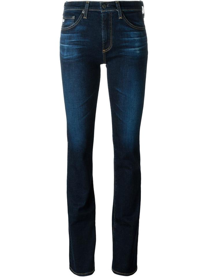 Ag Jeans Light Stonewash Effect Bootcut Jeans, Women's, Size: 27, Blue, Cotton/polyurethane
