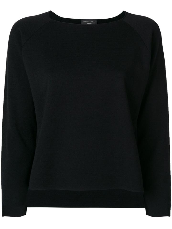 Roberto Collina Loose Fit Blouse - Black
