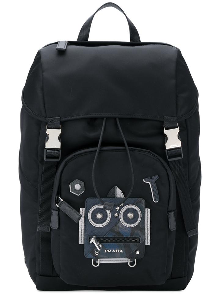 Prada Robot Backpack - Black