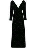 Forte Forte Glitter-embellished Velvet Dress - Black