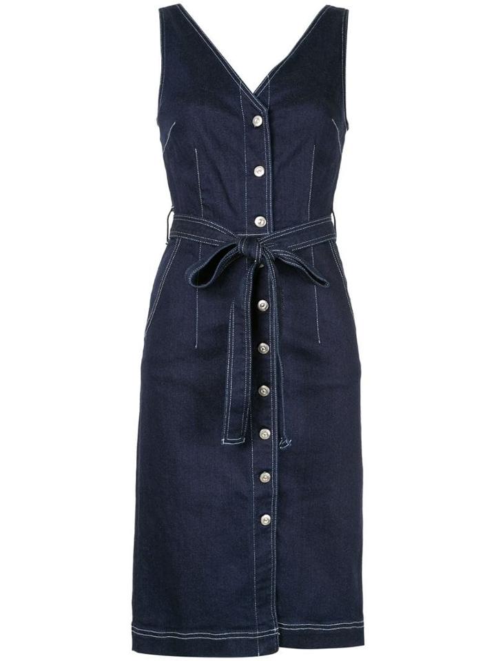 3x1 Albany Denim Midi Dress - Black