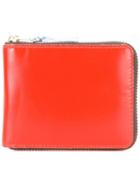 Comme Des Garçons Wallet Colour Block Zipped Wallet - Yellow