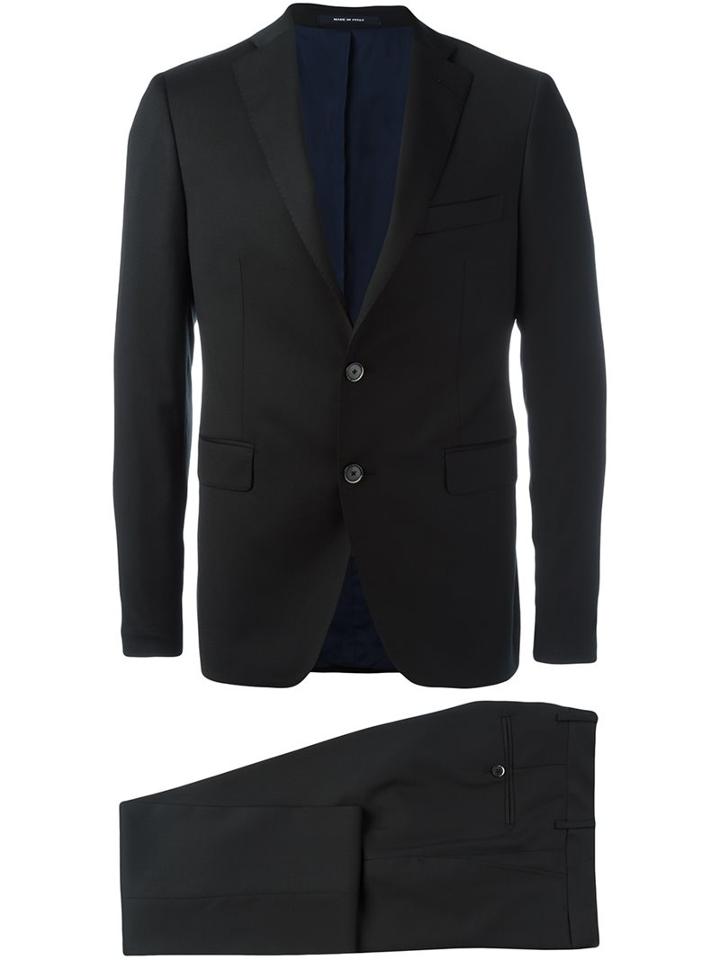 Dinner Two Piece Suit, Men's, Size: 46, Black, Virgin Wool/cupro