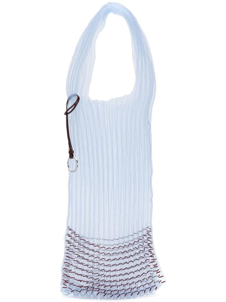Jil Sander Sheer Market Bag - Blue