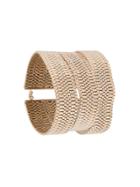 Krizia Tripple Wavy Bracelet - Metallic