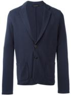 Roberto Collina Classic Blazer, Men's, Size: 50, Blue, Cotton