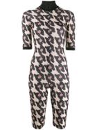 Atu Body Couture Animal Pattern Playsuit - Neutrals
