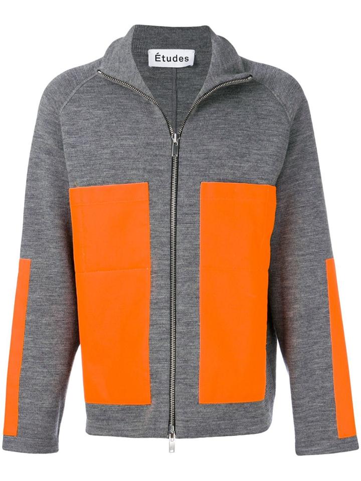 Études Color-blocked Jacket - Grey