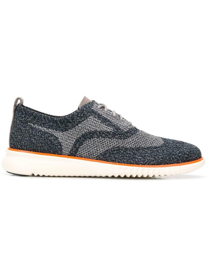 Cole Haan Patterned Low-top Sneakers - Blue
