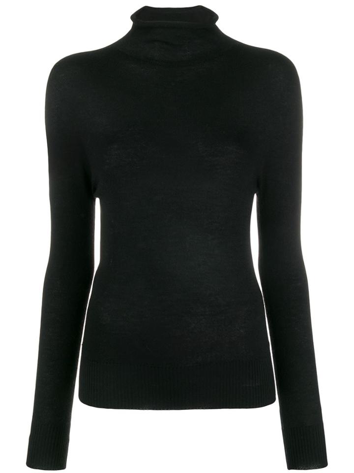 Erika Cavallini Cashmere Mock-neck Jumper - Black