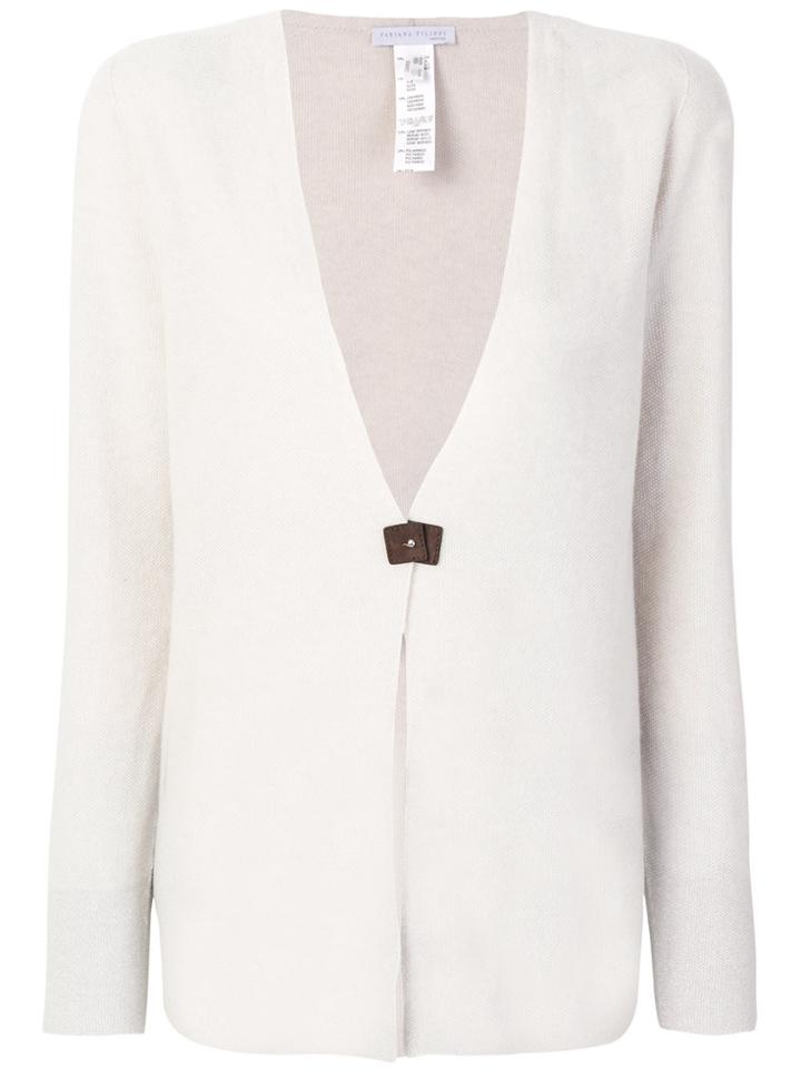 Fabiana Filippi One Button Cardigan - Grey