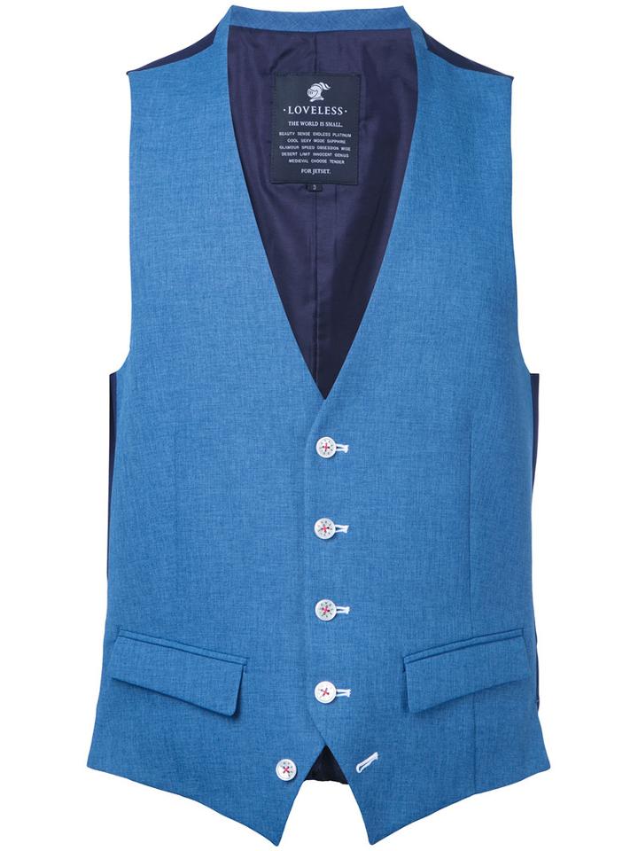 Loveless - Birds Print Bomber Jacket - Men - Polyester - 3, Blue, Polyester