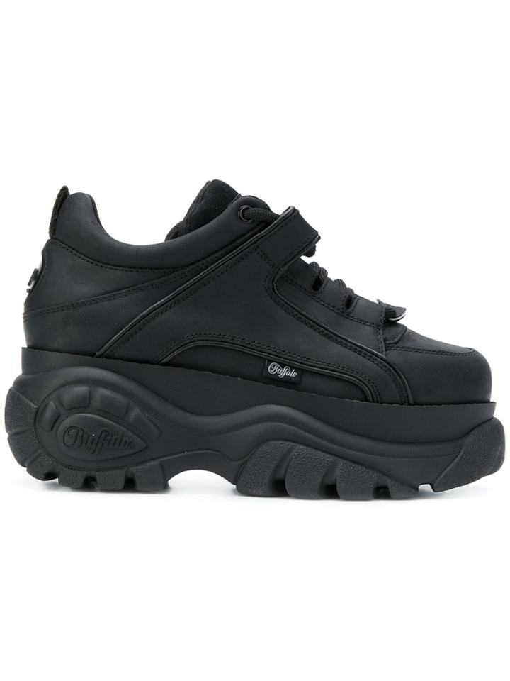 Buffalo Platform Sole Sneakers - Black