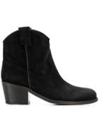 Via Roma 15 Mid-heel Ankle Boots - Black