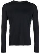 Adidas Crew Neck Fitted Long Sleeved Top - Black