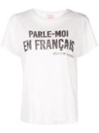 Cinq A Sept Parle-moi En Français T-shirt - White