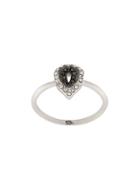 Karl Lagerfeld K/angualr Pave Ring - Silver