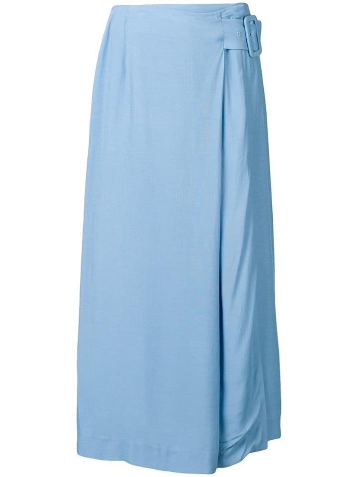 Rejina Pyo Ellis Buckle Maxi Skirt - Blue