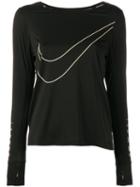 Nike - Breathe City Jersey Top - Women - Polyester - S, Black, Polyester