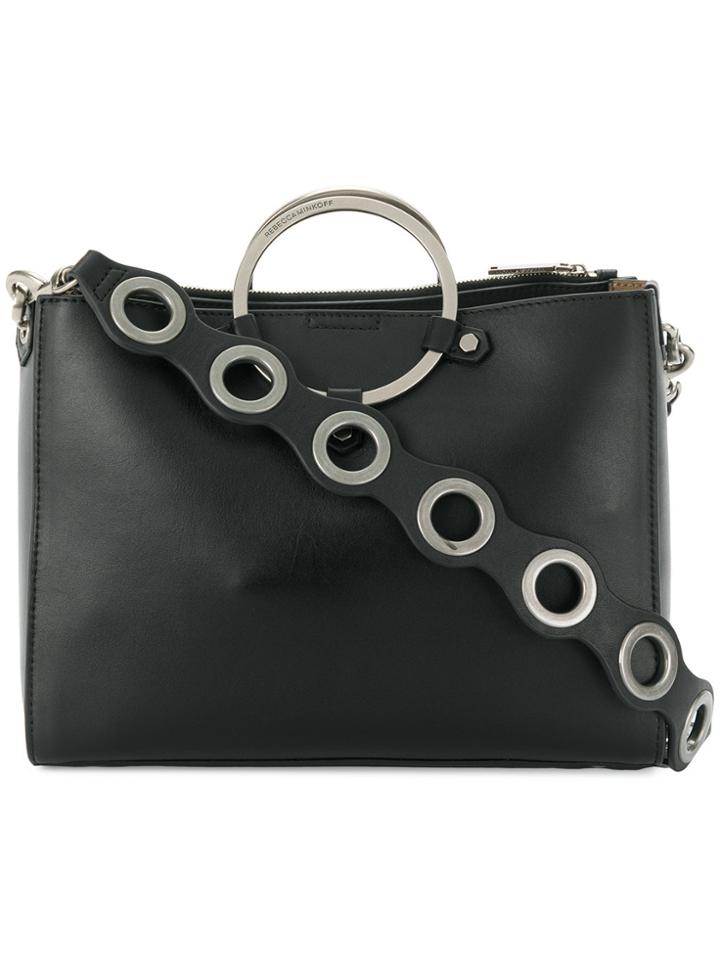Rebecca Minkoff Ring Handle Tote - Black