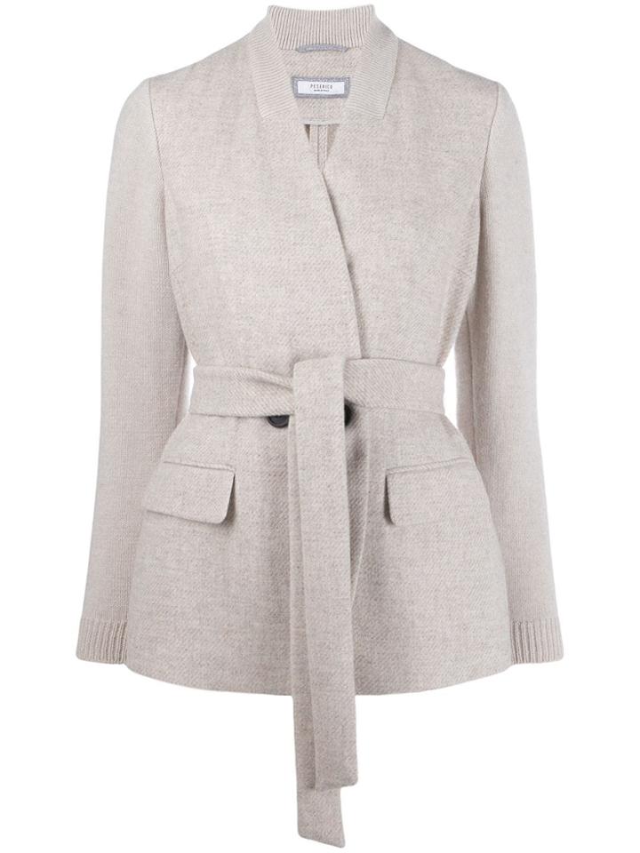 Peserico Belted Tailored Jacket - Neutrals