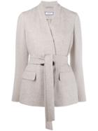 Peserico Belted Tailored Jacket - Neutrals