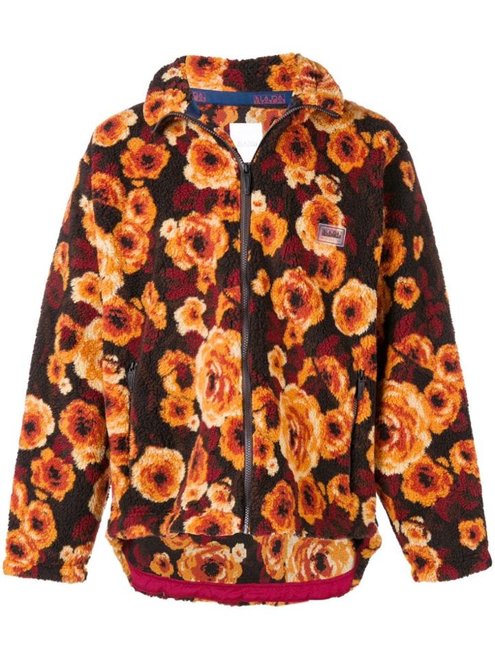 Napa By Martine Rose Floral Printed Cardigan - Brown