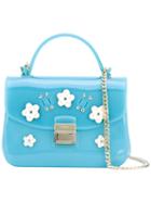 Furla - Flower Patch Crossbody Bag - Women - Plastic/pvc - One Size, Blue, Plastic/pvc
