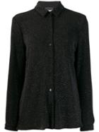 Just Cavalli Glitter Classic Collar Shirt - Black