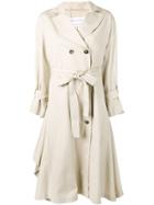 Milla Milla Mid-length Trench Coat - Neutrals