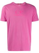 Cp Company Logo Print T-shirt - Pink