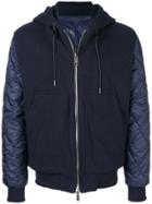 Burberry Zipped Hoodie - Blue