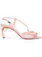 Nicholas Kirkwood Maeva Pearl S Sandals - Pink & Purple
