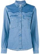 Golden Goose Deluxe Brand Stonewashed Denim Shirt - Blue