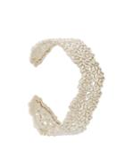Bea Bongiasca Rice Detail Cuffs, Women's, Metallic