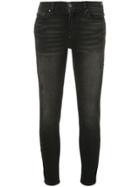 Amiri Cropped Skinny Jeans - Black
